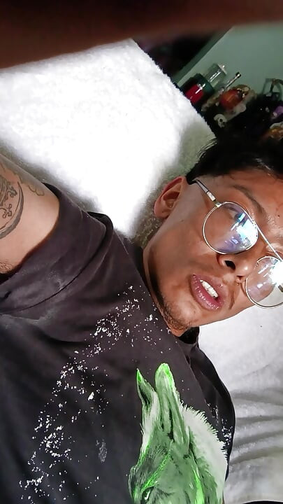 Jerking off with the door open