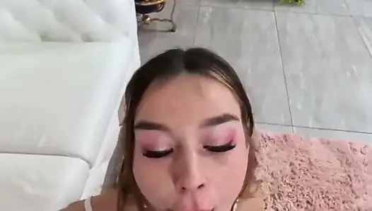 Della Cate Loses Control Sucking Bryan's Cock!