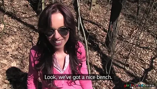 Girlfriends XXX - a Hike Leads to Park Lesbian Sex Pussy Fingering and Pussy Licking