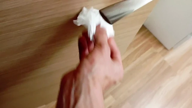 I Have to Clean the Big Cumshot from my Giant Dick so that Daddy doesn't See it