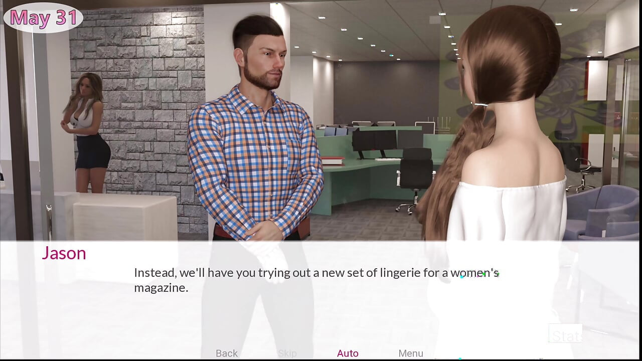 Keinginan santai #3 - Rita menggoda cowok-cowok itu.