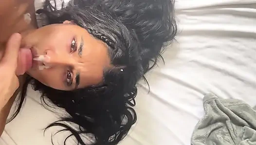 Busty Indian Wiggles Her Ass on a Huge Cock- Yasmina Khan