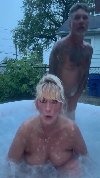 Must-see moment from "Deepthroat At It's Finest In Our Hot Tub💋"
