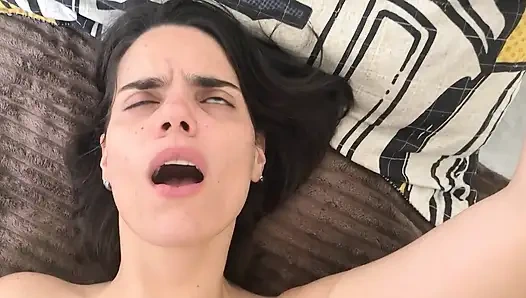 Intense lovemaking! Big dick cums huge load all over my ass