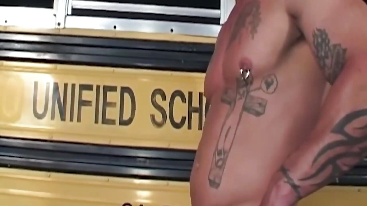 Blonde Hottie Takes Throbbing Cock Deep in Ass on Bus