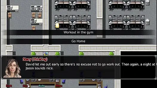 The büro wife # 20 - Ein fremder kommt über Stacys arsch.