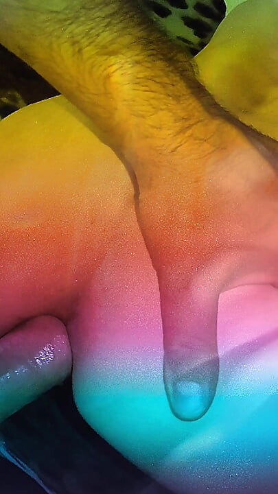 Pov sex with colour light