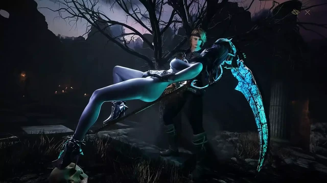 The goddess with a scythe tried out the knight's huge cock