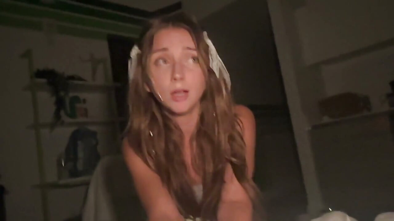 Little step sister sleepover sex