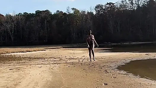 EBONY COUGAR ENJOYING THE SUN IN SWIMSUIT!