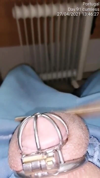Slapping balls for Goddess Sam