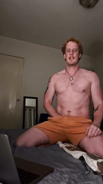 Watching Me Watching Porn and Jerking My Dong so I Can Eat Some Cum