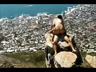 Amateur couple suck and fuck above Cape Town
