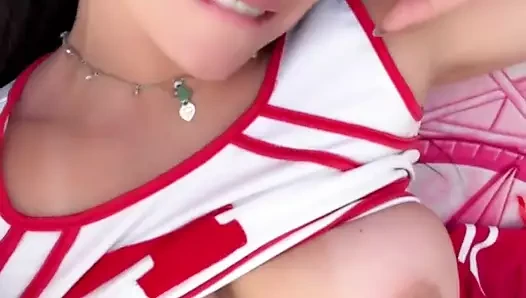 Cheerleader Teasing  Lider De Torcida Provocando