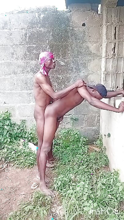 Outdoor sex between two farmers
