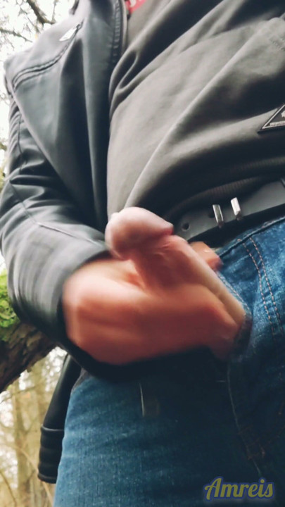 Masturbation in the forest in late autumn. A walk with a happy ending. | Clip 2