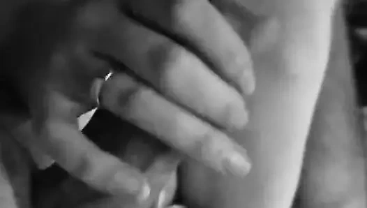 Biraz oral seks ile ev yapımı mastürbasyon