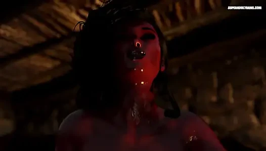 The Horny Witch Got Wet So She Summoned The Futa Sex Demon - She Gives Her Massive Cock And Got Filled With Cum ( 3D Realistic )
