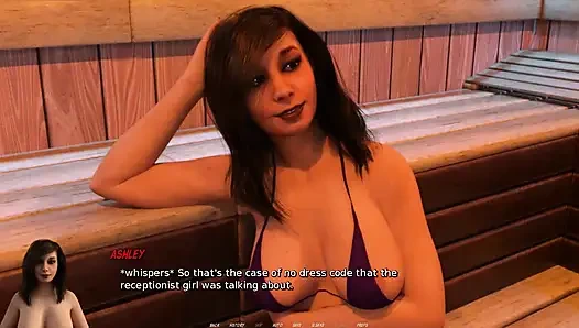 Hotwife Ashley: the housewife she left the old dude with blue balls in the sauna ep 25