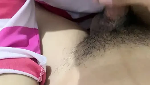 Croot dimulut gadis hijab cantik
