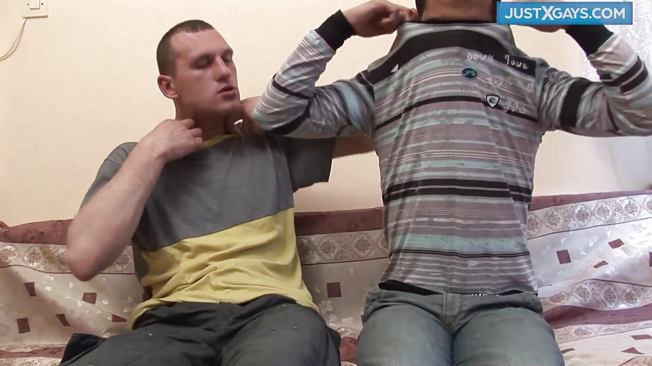 Horny boy bends over while lover fucks his tight ass mercilessly