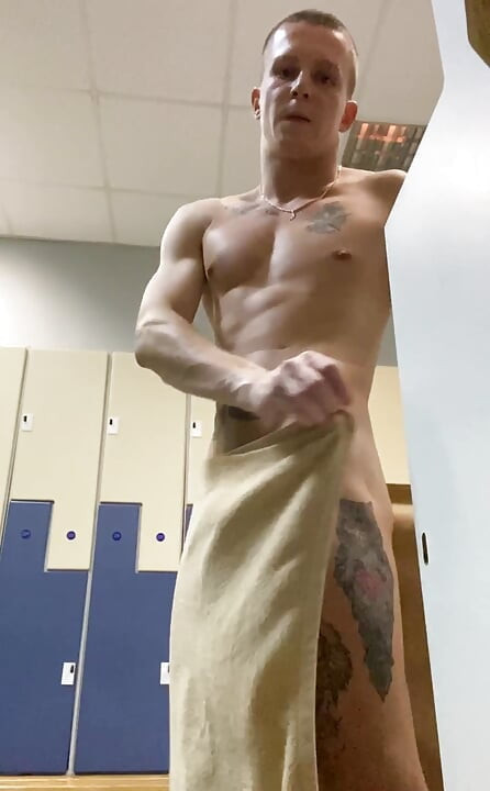 After training, I decided to shoot a video for you how I change into the shower