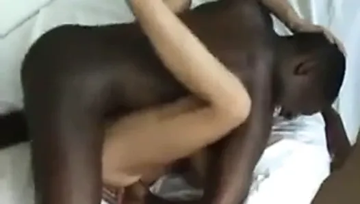 Interracial Hot Steamy Love Making With Cum