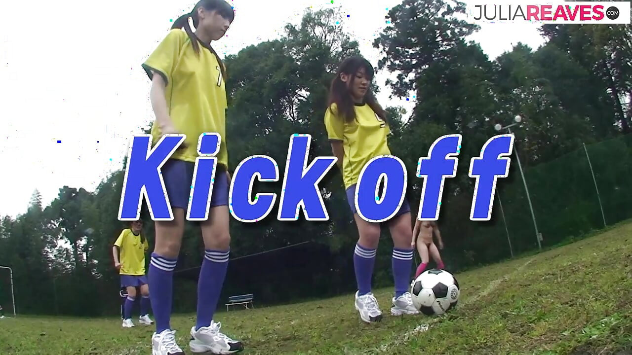 Hot girl sucks massive cocks then gets a hard fuck on the field