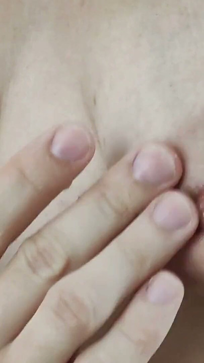 Hot curvy beach girl teasing and getting orgasm from nipple sucking | Clip 1