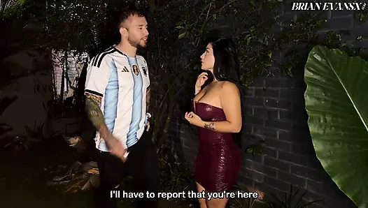 Alejandra Palacios is discovered in public and gets fucked with her big Colombian ass - Brian Evansx