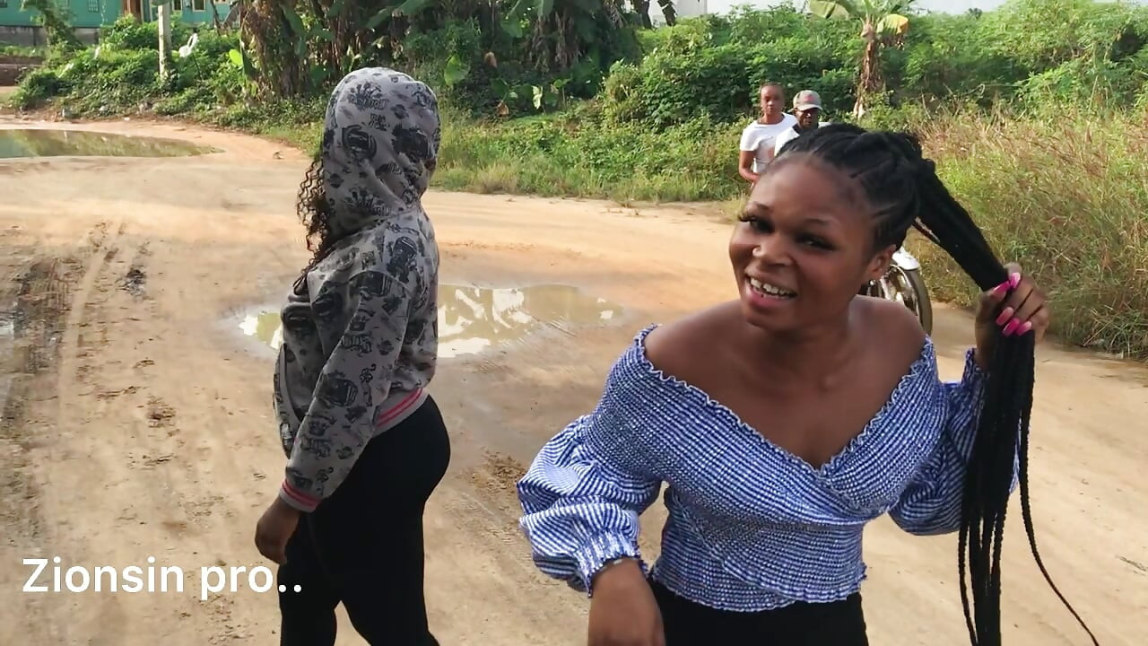 African Lesbian Lover Outdoor Play