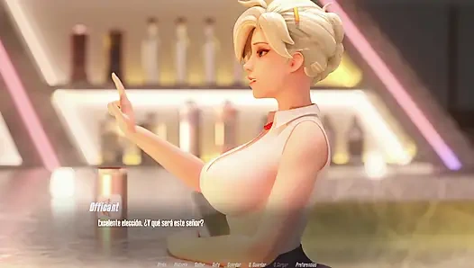 Overwatch xxx - overwatch'tan pembe kadının amını sikiyor - mercy'nin rotası