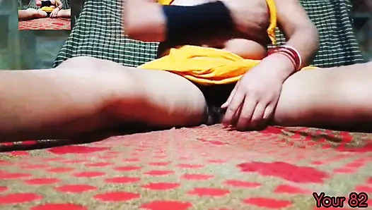 Невестка становится очень горячей от траха, но начала сосать киску