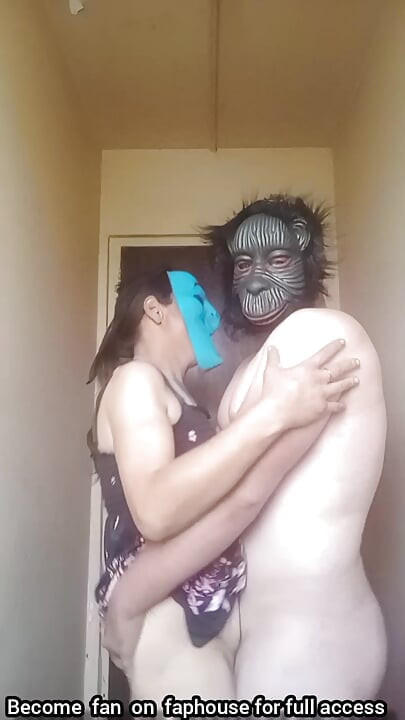 MILF stehender doggystyle und stehender sex