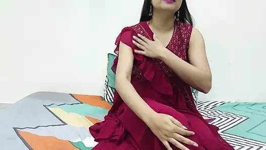Hot Indian Saara Bhabhi Pussy Licking and Hard Fuck for Teaching First Sex to Devar.