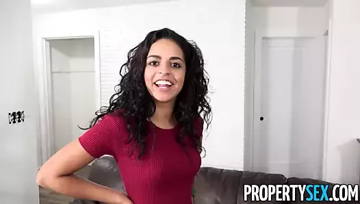 PropertySex - Surprising fiancee with new home thank you sex