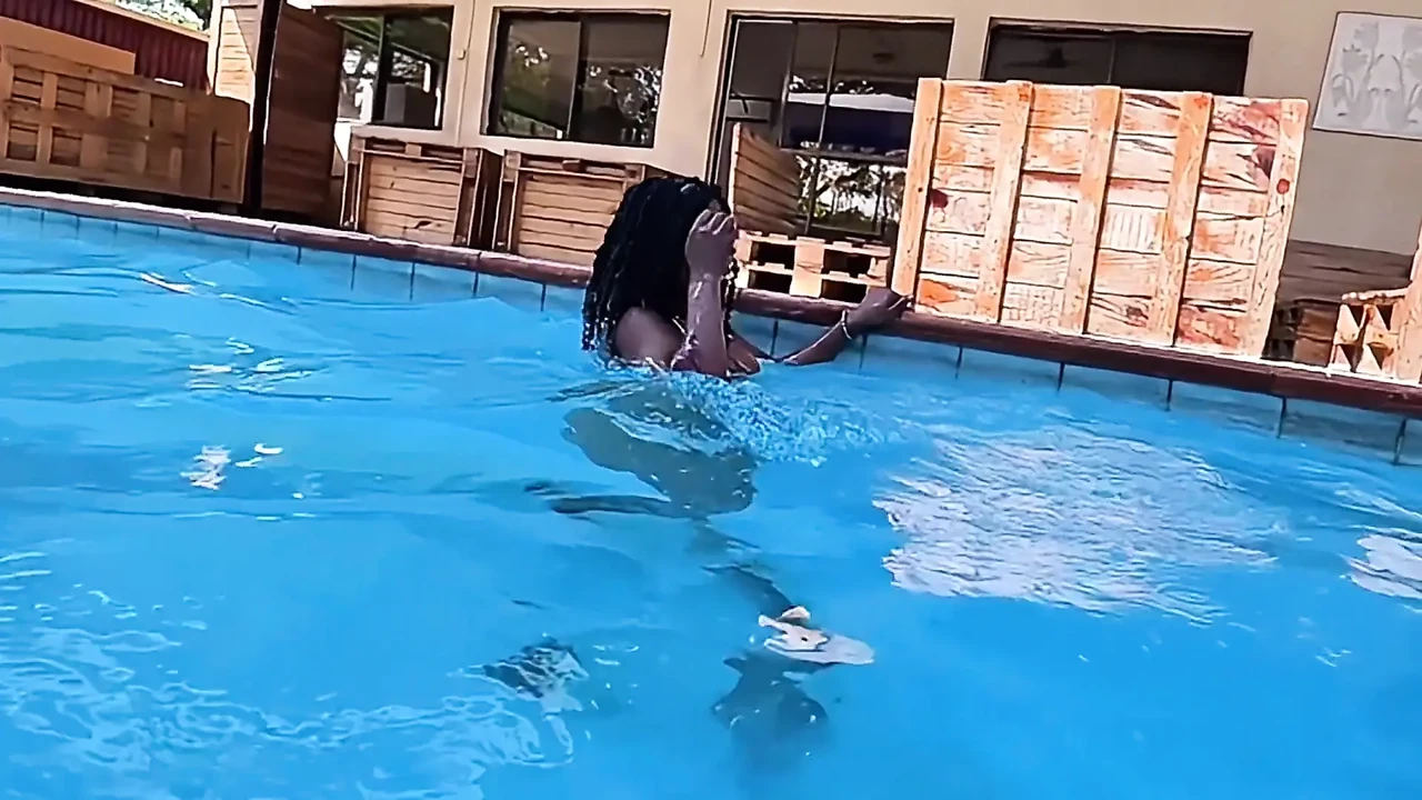 Barely Behaving by the Pool