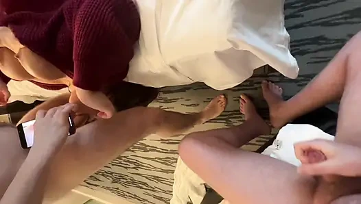 Bull fucks my face! Cuck watches