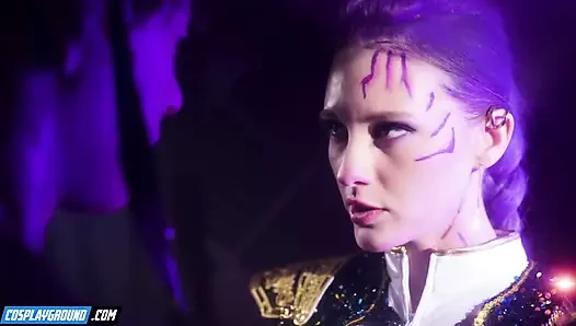 Mystery saja fickt melodie markiert und füllt ihre muschi - Kpop demon Hunters Porno-cosplay-parodie