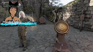 Skyrim B和L mod - 找到了一个有趣的女人，拥有巨大的奶子和大屁股