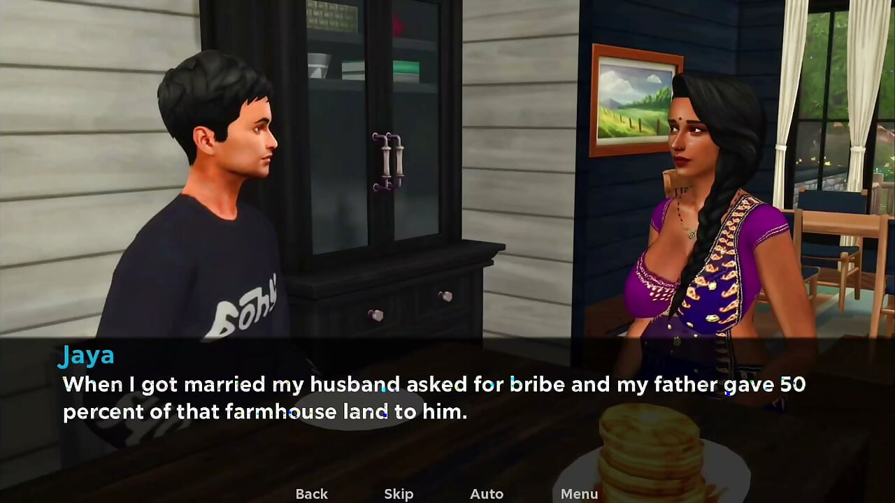 De verleider krijgt uiteindelijk een date met zijn rijpe buurvrouw, een desi dame