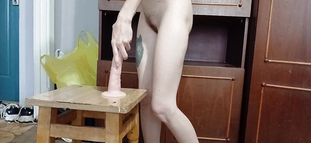 Skinny girl with small ass and tits cums on top
