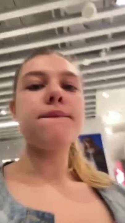 Public Squirting in the changing room with jucielussie | Clip 1