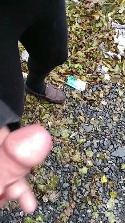 handjob outside