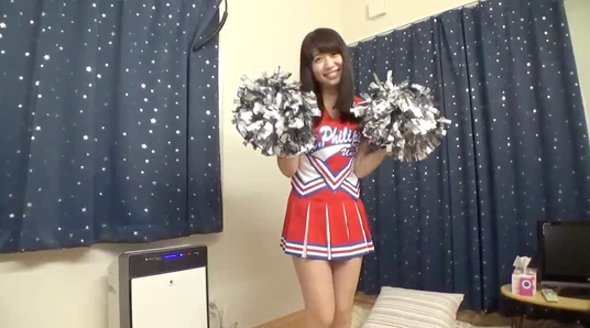 A Shy, Beautiful Cheerleader from Famous University makes AV Debut?