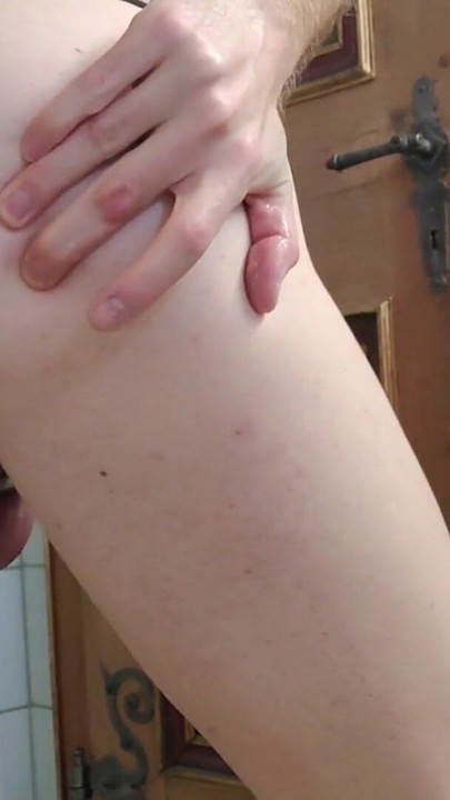 Spectacular moment from "Chastity cage with PA and 7CM Anal Plug Precum dripping"