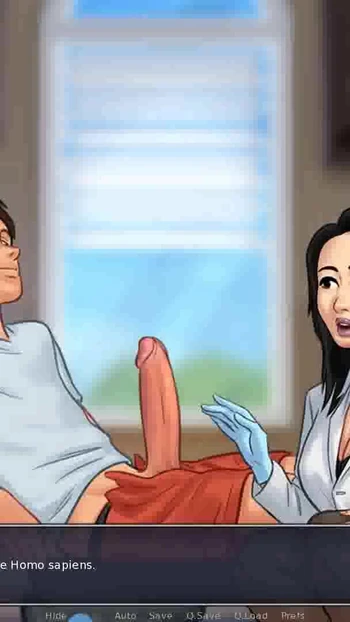 Emotional moment from "Summertime Saga: See-Through X-Ray Glasses - Ep56"