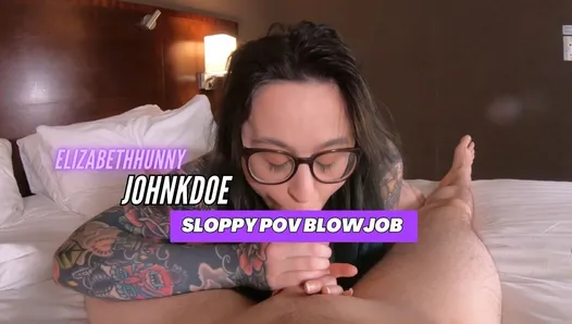 POV Cock Sucking Submissive Slut ElizabethHunny