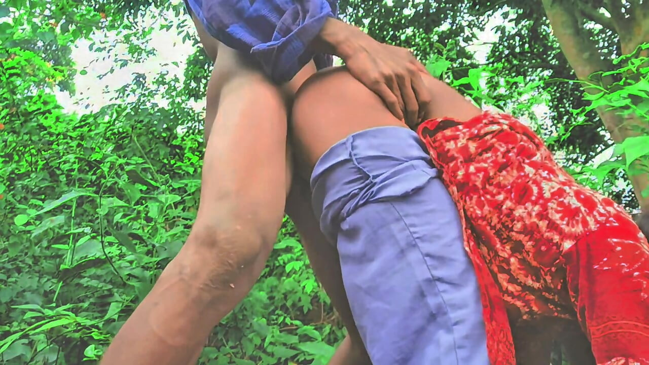 Indian desi village 18 year old couple wild sex in the jungle