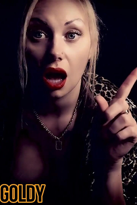 One wave of my beautiful finger, and you blowing this tribute button to smithereens!